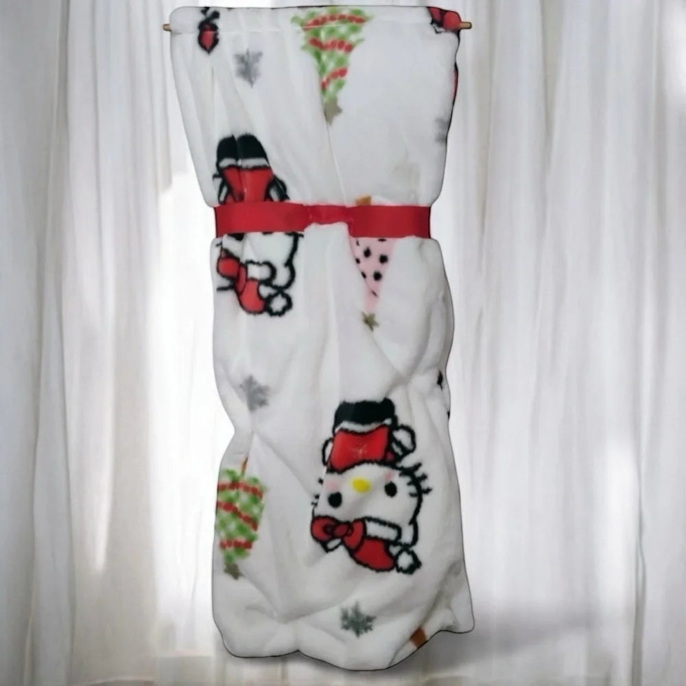 Sanrio Hello Kitty Christmas Holiday Throw Blanket 🎄